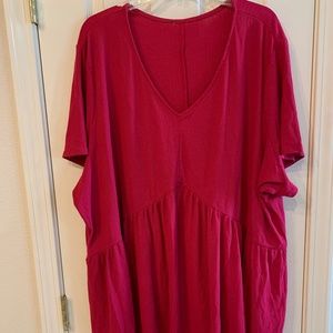 Jewel tone 4x baby doll tops